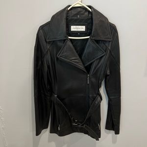 JONES NEW YORK LEATHER JACKET